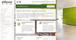 Desktop Screenshot of differenthairskinbody.nl